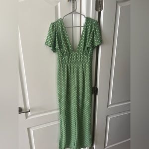 Green Pants suit